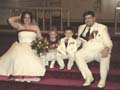 sepia wedding pic